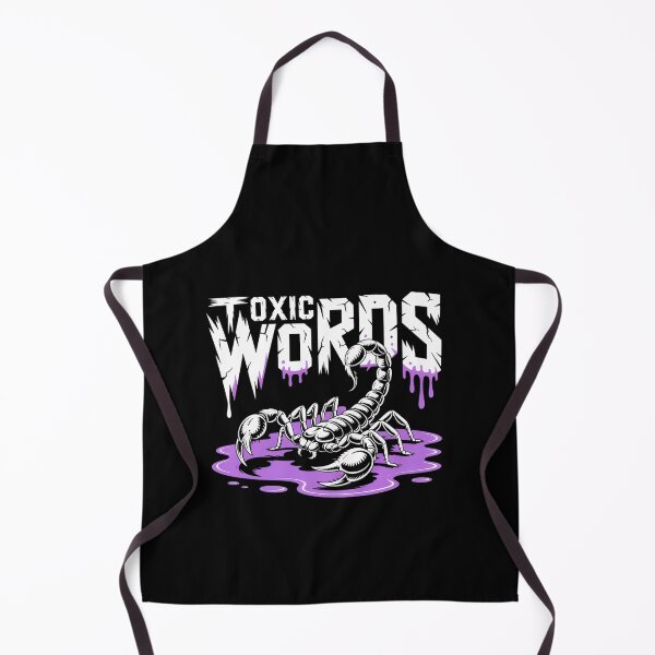 Item preview, Toxic Words Venomous Scorpion Dark Aesthetic Edgy Art About Harmful Speech designed and sold by ViktoonShirts.