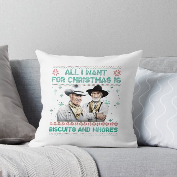 Item preview, All I Want For Christmas Is Biscuits and Whores, Lonesome Dove Movie, Funny Western Movie, Cowboy Movie Ugly designed and sold by jimfarrepo.