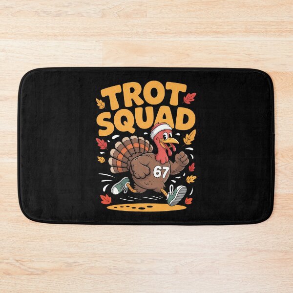 Item preview, 80s Squad Happy Fall Gobble Thanksgiving Cute Trot designed and sold by CalvinVanAuken.