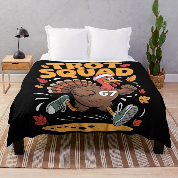 Item preview, 80s Squad Happy Fall Gobble Thanksgiving Cute Trot designed and sold by CalvinVanAuken.
