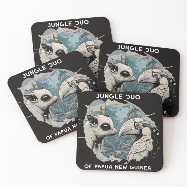 Item preview, Possum & Hornbill – Best Friends in the Papua New Guinea Rainforest✨ designed and sold by DiiStyle.