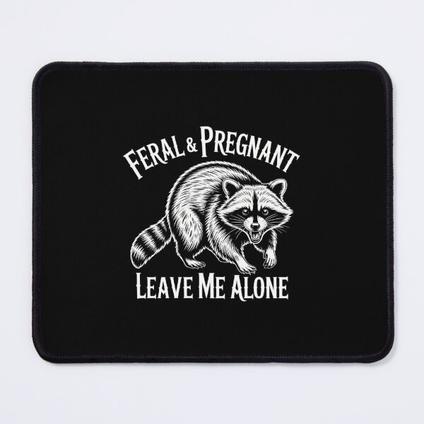 Item preview, Feral and Pregnant Racoon Maternity Mom To Be designed and sold by Formatage.