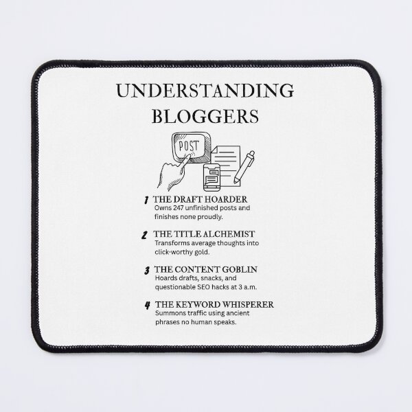 Item preview, Funny Blogger Definition Shirt – Humor for Writers and Content Creators designed and sold by PsyFlow35.