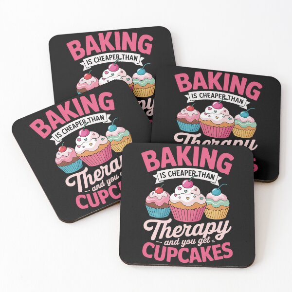 Item preview, Baking is cheaper than Therapy funny designed and sold by Turbotine.