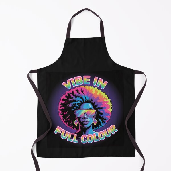 Item preview, Vibe in Full Colour Y2K Retro Neon Aesthetic Afro Futuristic Sunglasses Graphic T-Shirt designed and sold by Right-UR.