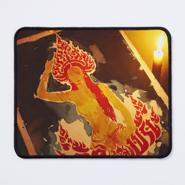 Item preview, Retro Painted Woman Card by Candlelight designed and sold by Koalangel.