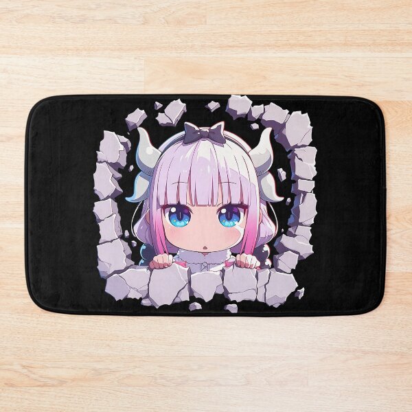 Item preview, Miss Kanna Kamui Kobayashi Maid Dragon Chibi Peeking Cute Blue Eyes Anime designed and sold by TorbenKuhano.