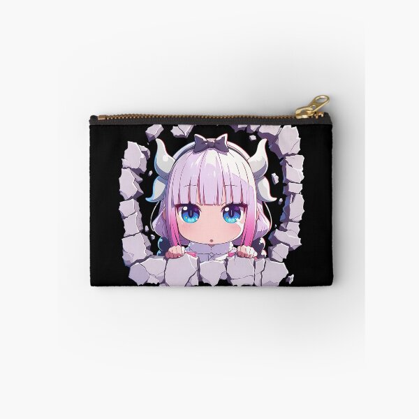 Item preview, Miss Kanna Kamui Kobayashi Maid Dragon Chibi Peeking Cute Blue Eyes Anime designed and sold by TorbenKuhano.