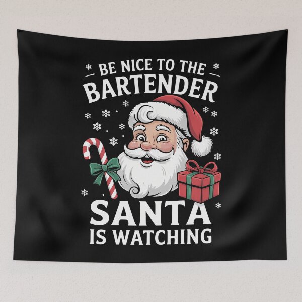 Item preview, Bartender Santa Christmas Xmas designed and sold by Turbotine.