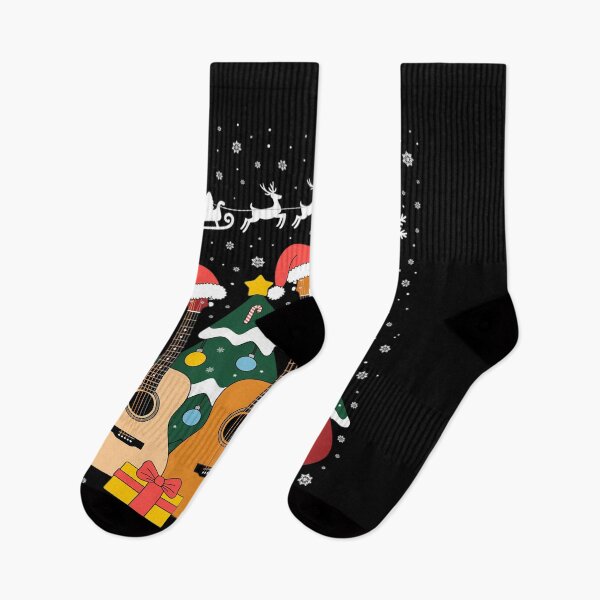 Item preview, Christmas Guitar Jumper Idea & Guitarist Xmas Guitar designed and sold by VasilisLamArt.