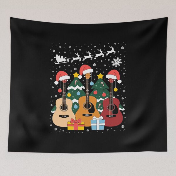 Item preview, Christmas Guitar Jumper Idea & Guitarist Xmas Guitar designed and sold by VasilisLamArt.