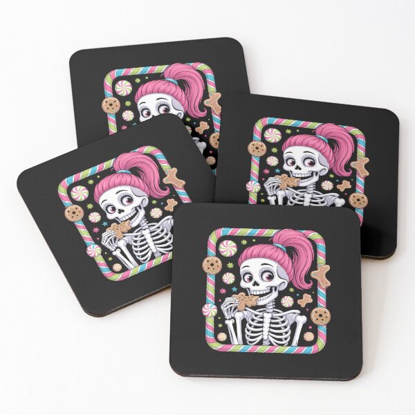 Item preview, Merry and Bright Gingerbread Skull Christmas Candy designed and sold by Bandikonsalez.