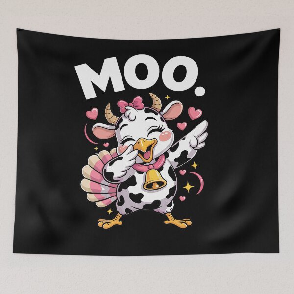 Item preview, Cow Festive Day 90s Turkey Thanksgiving Holiday Moo Funny designed and sold by rebeccathanuos.