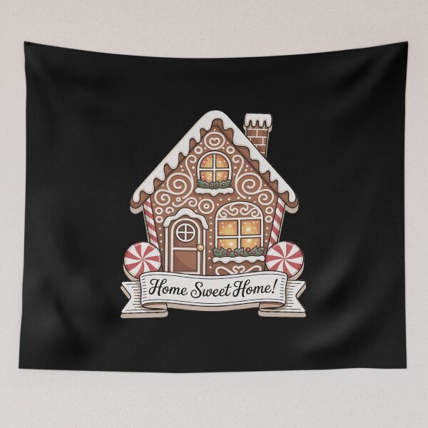 Item preview, Christmas gingerbread house ornament Funny Christmas designed and sold by khorbiasieno.