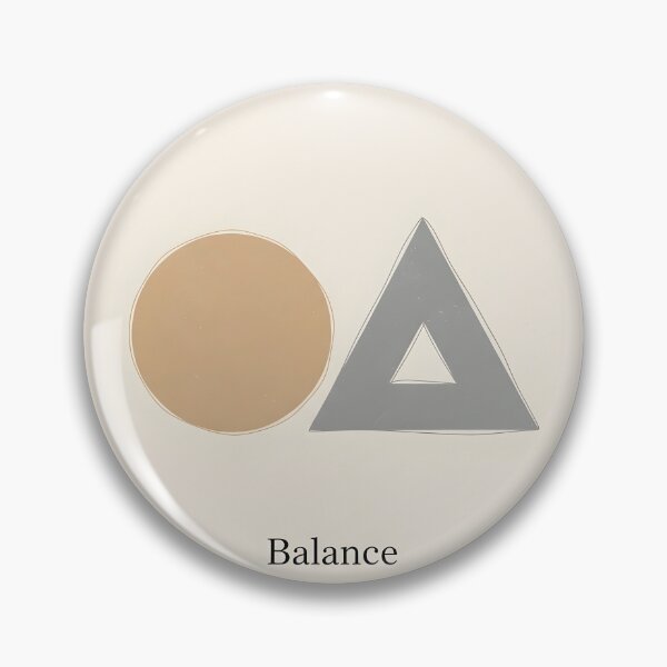 Item preview, Minimalist Balance Geometric Art: Neutral Beige Circle and Grey Triangle Harmony Design designed and sold by Badis  Mardessi.