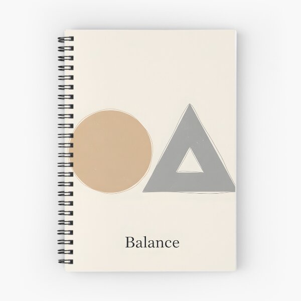 Item preview, Minimalist Balance Geometric Art: Neutral Beige Circle and Grey Triangle Harmony Design designed and sold by Badis Mardessi.
