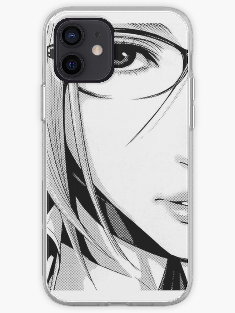 Prison School Stare Pink Sad Japanese Anime Aesthetic Iphone Case Cover By Poserboy Redbubble