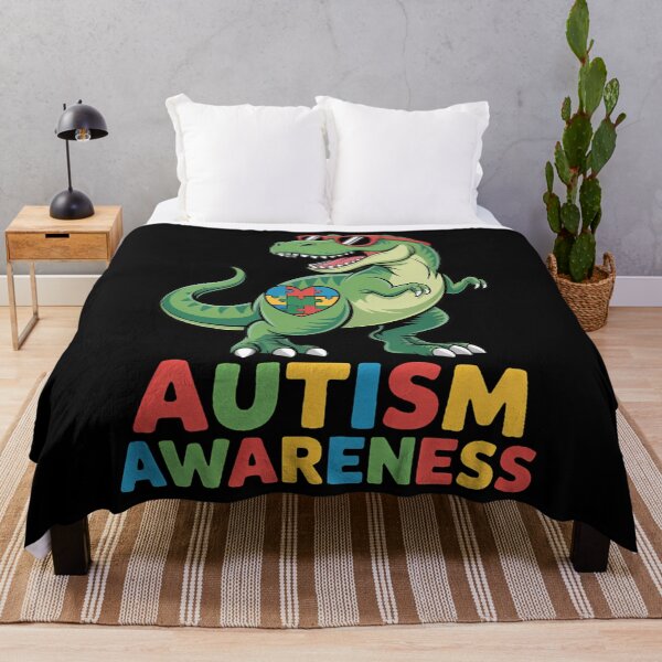 Item preview, Autism Awareness Dinosaur Puzzle Piece designed and sold by Bandikonsalez.