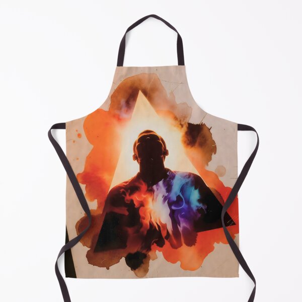 Item preview, Abstract Fiery Portrait on Paper designed and sold by Koalangel.
