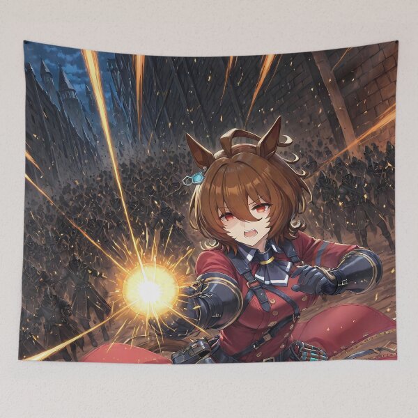 Item preview, Agnes Tachyon Fiery Battle Uma Musume Pretty Derby Anime Girl designed and sold by Raslbazola.