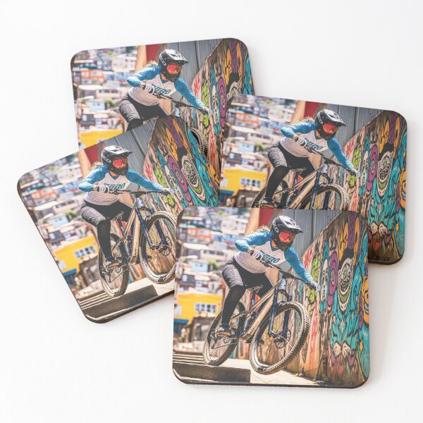 Item preview, Urban Pro: Woman Conquers Tight Graffiti-Laced Alleyway. designed and sold by Hinson MTB Visuals.