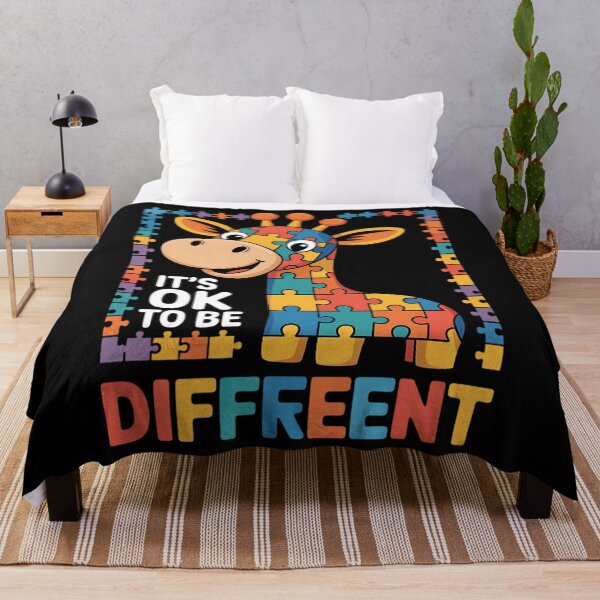 Item preview, Autism Awareness Giraffe Its Ok To Be Different designed and sold by Bandikonsalez.