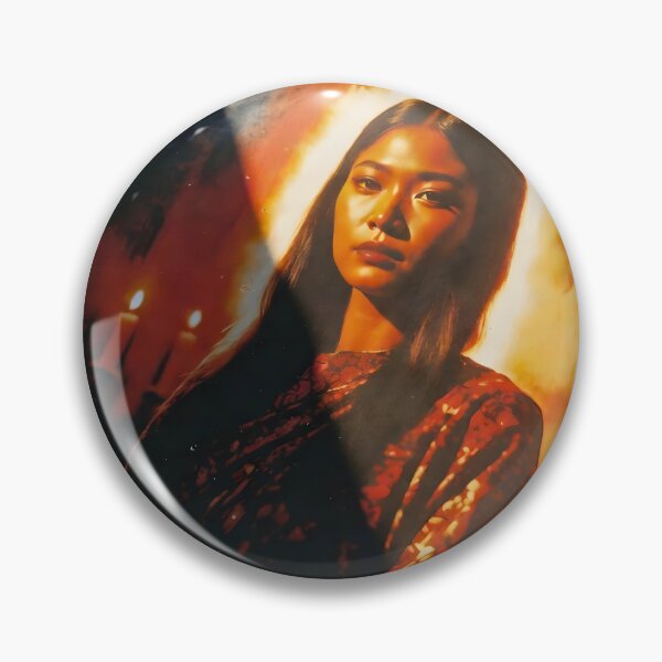 Item preview, Moody Retro Portrait Overlaid with Abstract Shapes designed and sold by Koalangel.