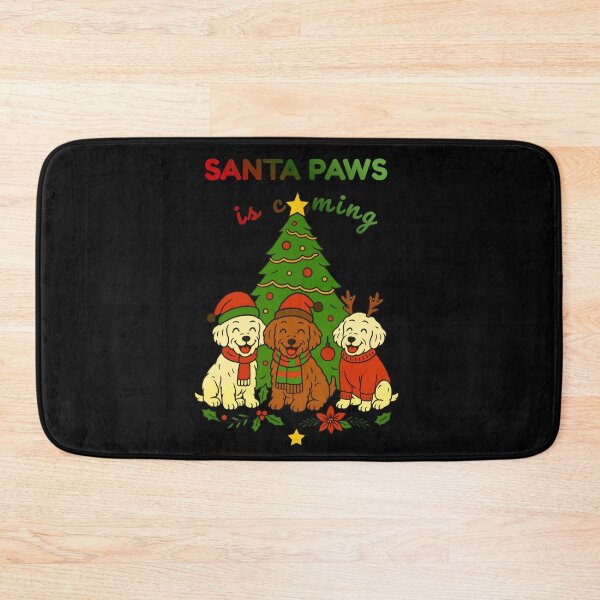 Item preview, Santa Paw is Coming Funny Christmas Cockapoo Gift designed and sold by RNTStudio.