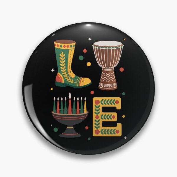 Item preview, Happy Kwanzaa Drum Kinara Seven Candles Africa Celebration designed and sold by Formatage.