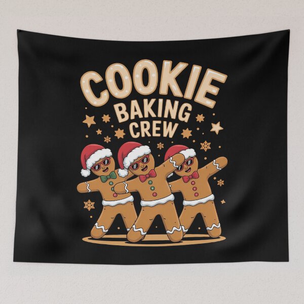 Item preview, Christmas Cookie Baking Crew Xmas Gingerbread Team designed and sold by Turbotine.