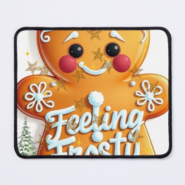 Item preview, Feeling Frosty Gingerbread Man – Ornate Holiday Cookie Art designed and sold by Digitalhub12.