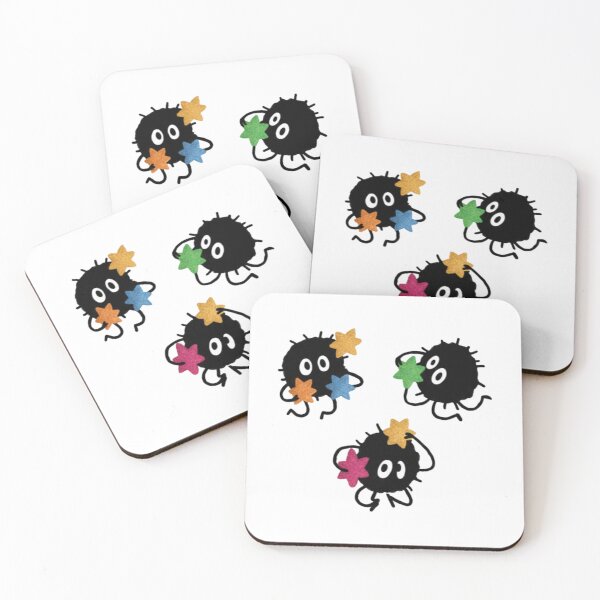 Item preview, Cute Soot Sprites with Star Candy - Studio Ghibli Inspired Art designed and sold by tarzbol.