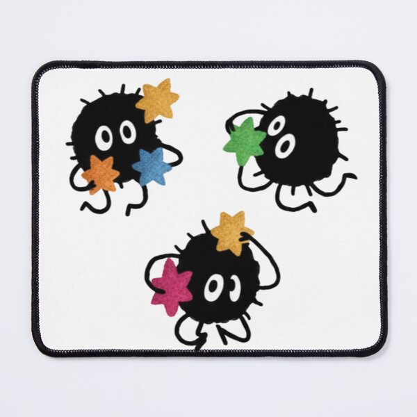 Item preview, Cute Soot Sprites with Star Candy - Studio Ghibli Inspired Art designed and sold by tarzbol.
