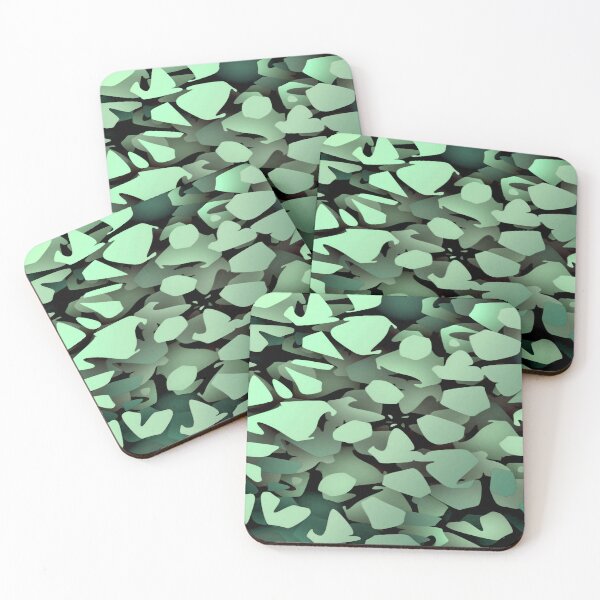 Item preview, Organic Shapes in Green designed and sold by ViaARTfactory.