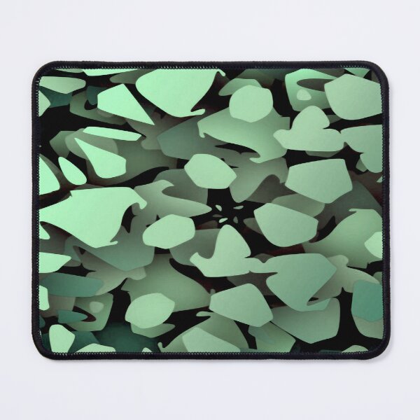 Item preview, Organic Shapes in Green designed and sold by ViaARTfactory.