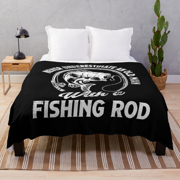 Item preview, Bold Fishing Rod Old Man Tee designed and sold by LashondaGreen89.