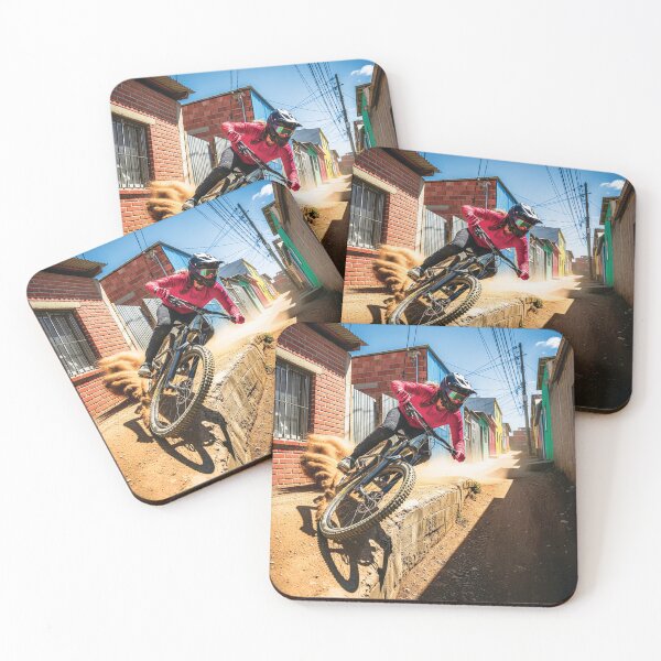 Item preview, Fearless Rider Carves Aggressively Through Alley Dirt Turn. designed and sold by Hinson MTB Visuals.