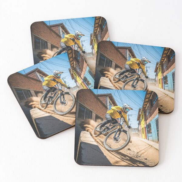 Item preview, Urban Downhill Charge Into the Concrete-Edge Berm. designed and sold by Hinson MTB Visuals.