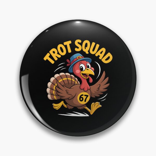Item preview, Squad Trot Happy Gobble Cute Thanksgiving Fall 80s designed and sold by CalvinVanAuken.