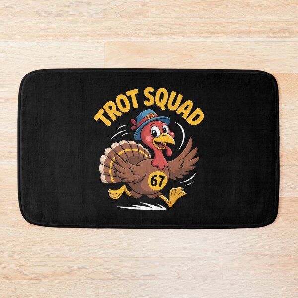 Item preview, Squad Trot Happy Gobble Cute Thanksgiving Fall 80s designed and sold by CalvinVanAuken.