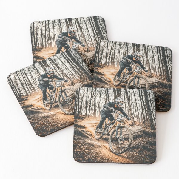 Item preview, Pro Biker Conquers Extreme, Rugged, and Steep Technical Descent. designed and sold by Hinson MTB Visuals.