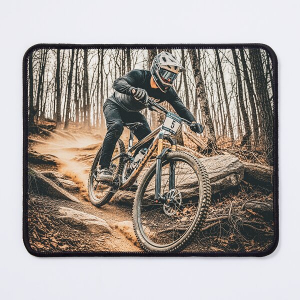 Item preview, Pro Biker Conquers Extreme, Rugged, and Steep Technical Descent. designed and sold by Hinson MTB Visuals.