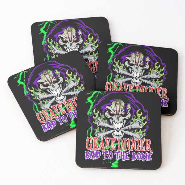 Item preview, Grave Digger Bad to the Bone monster jam grave digger monster truck Fanart designed and sold by EdythHill.