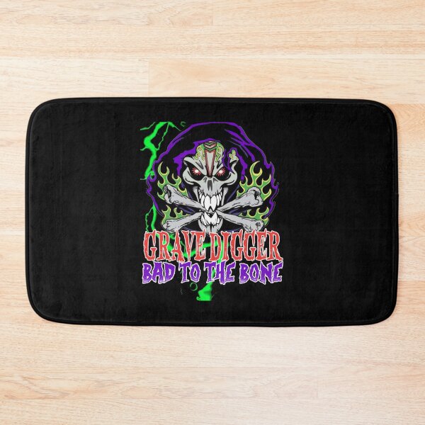 Item preview, Grave Digger Bad to the Bone monster jam grave digger monster truck Fanart designed and sold by EdythHill.