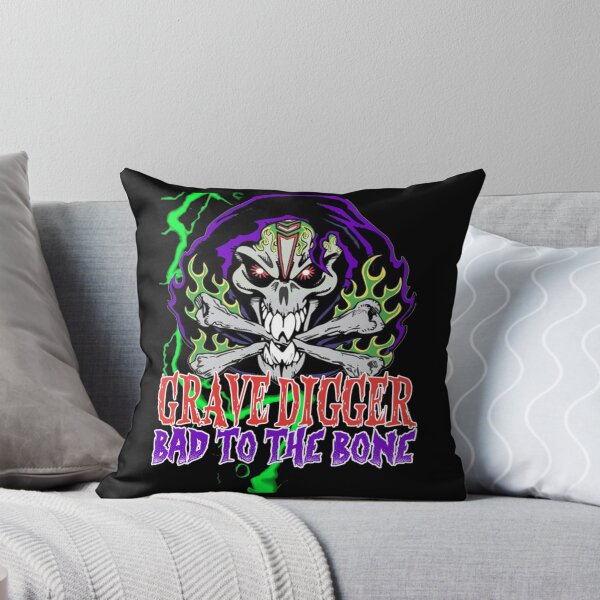 Item preview, Grave Digger Bad to the Bone monster jam grave digger monster truck Fanart designed and sold by EdythHill.