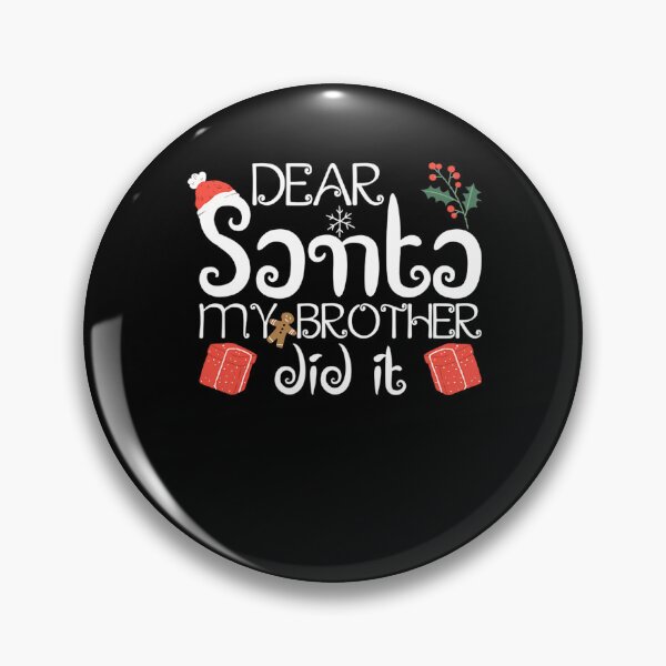 Item preview, Funny Holiday Brother Did Retro It My Santa Dear Christmas Vintage designed and sold by MediarMedic.