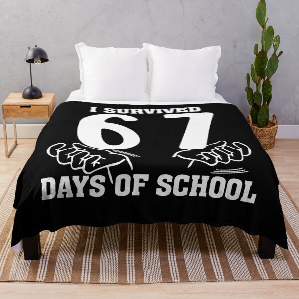 Item preview, Funny School Meme Teacher Student of 67 Days Classic 67 I Survived designed and sold by SteveSaccoro.