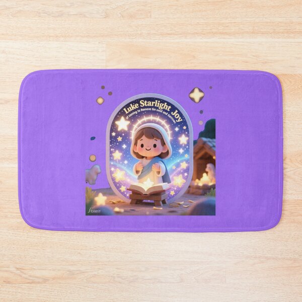 Item preview, Radiant Starlight Joy – Luke 2:10 3D Label , designed and sold by PaintMeWorld.