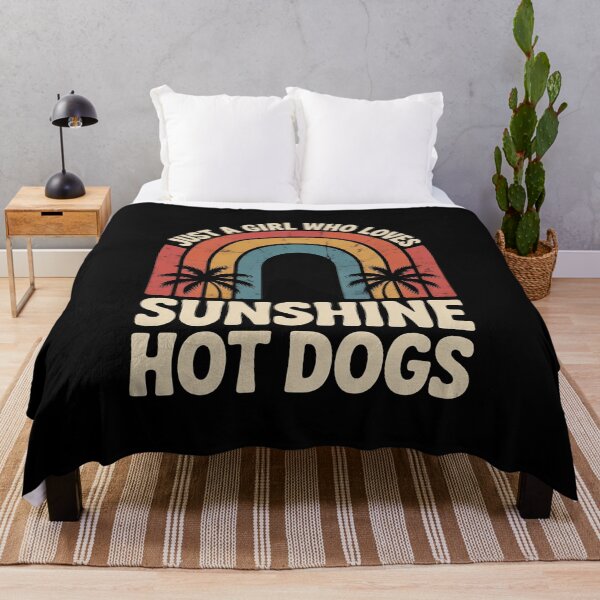 Item preview, Hot Dog . Just A Girl Who Loves Sunshine And Hot Dogs  designed and sold by InspiredFoul.
