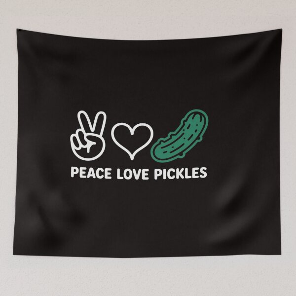 Item preview, Peace, Love Pickles Pickles Lover Food Lover designed and sold by ControlCenter.